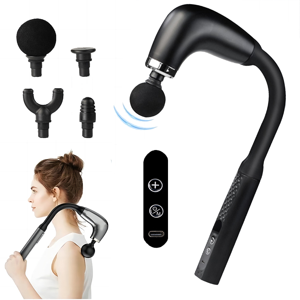 Health Wellness - Portable Fascial Massage Gun Electric Percussion