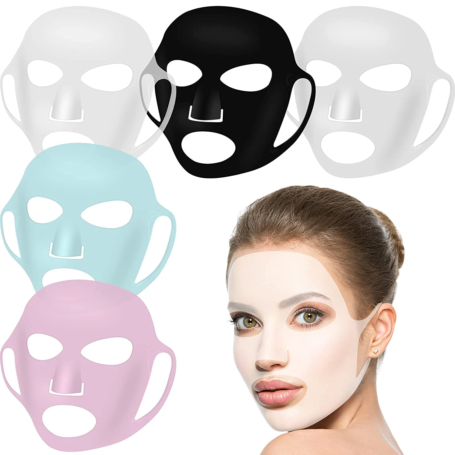 Health Wellness - Reusable Silicone Face Mask Holder for