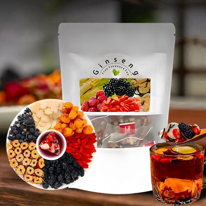 Ginseng Five Treasure Tea Natu - Herbal Wellness In recension och pris