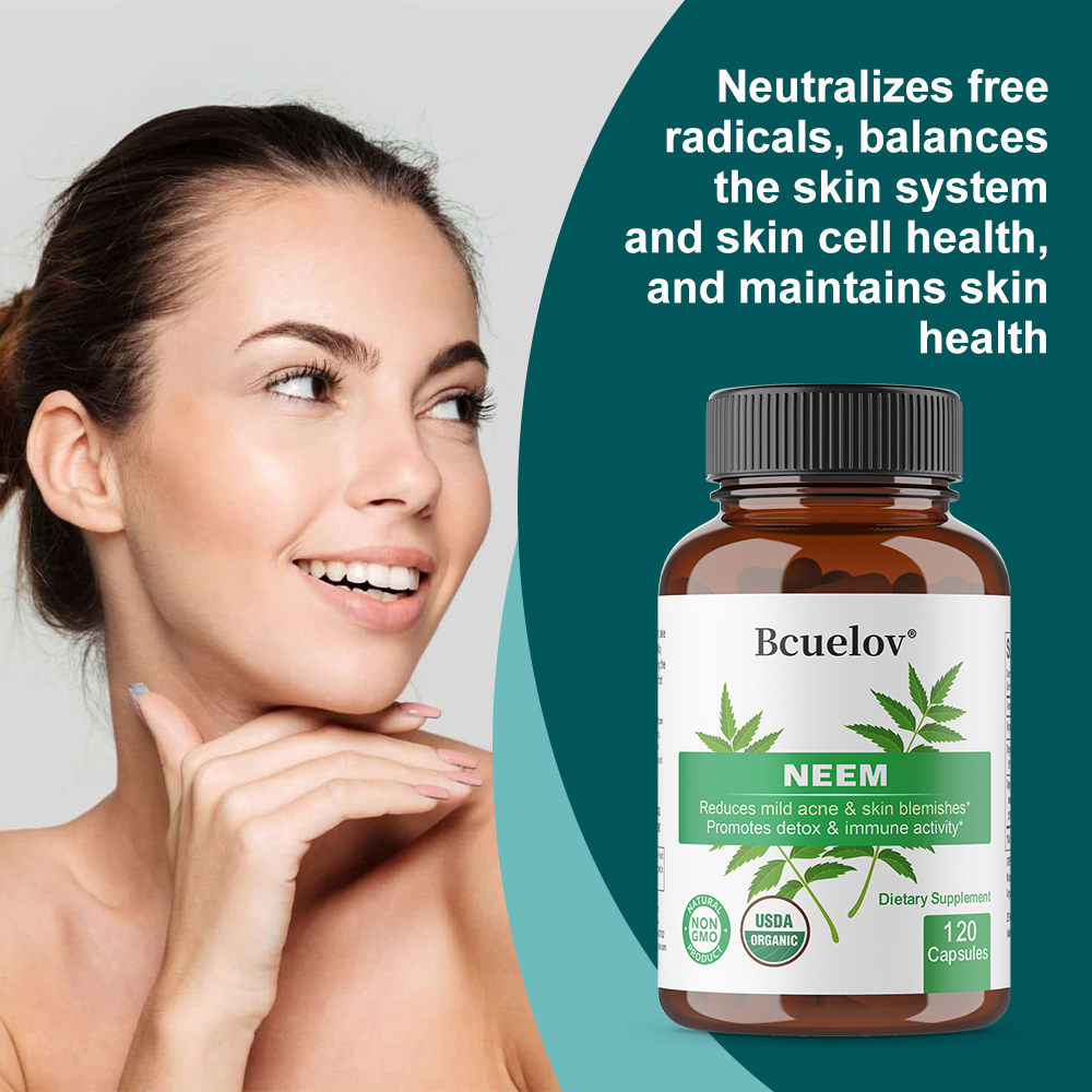 Organic Neem Leaf Capsules, He - Herbal Wellness In recension och pris