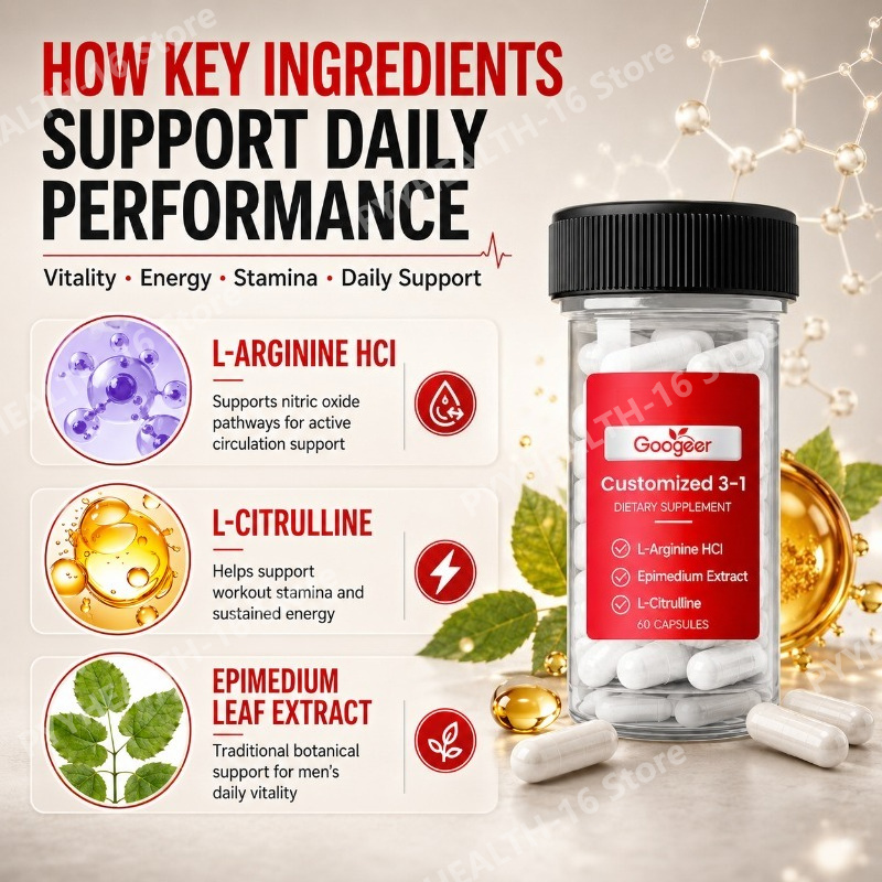 L-Arginine HCl with L-Citrulli - Herbal Wellness In recension och pris