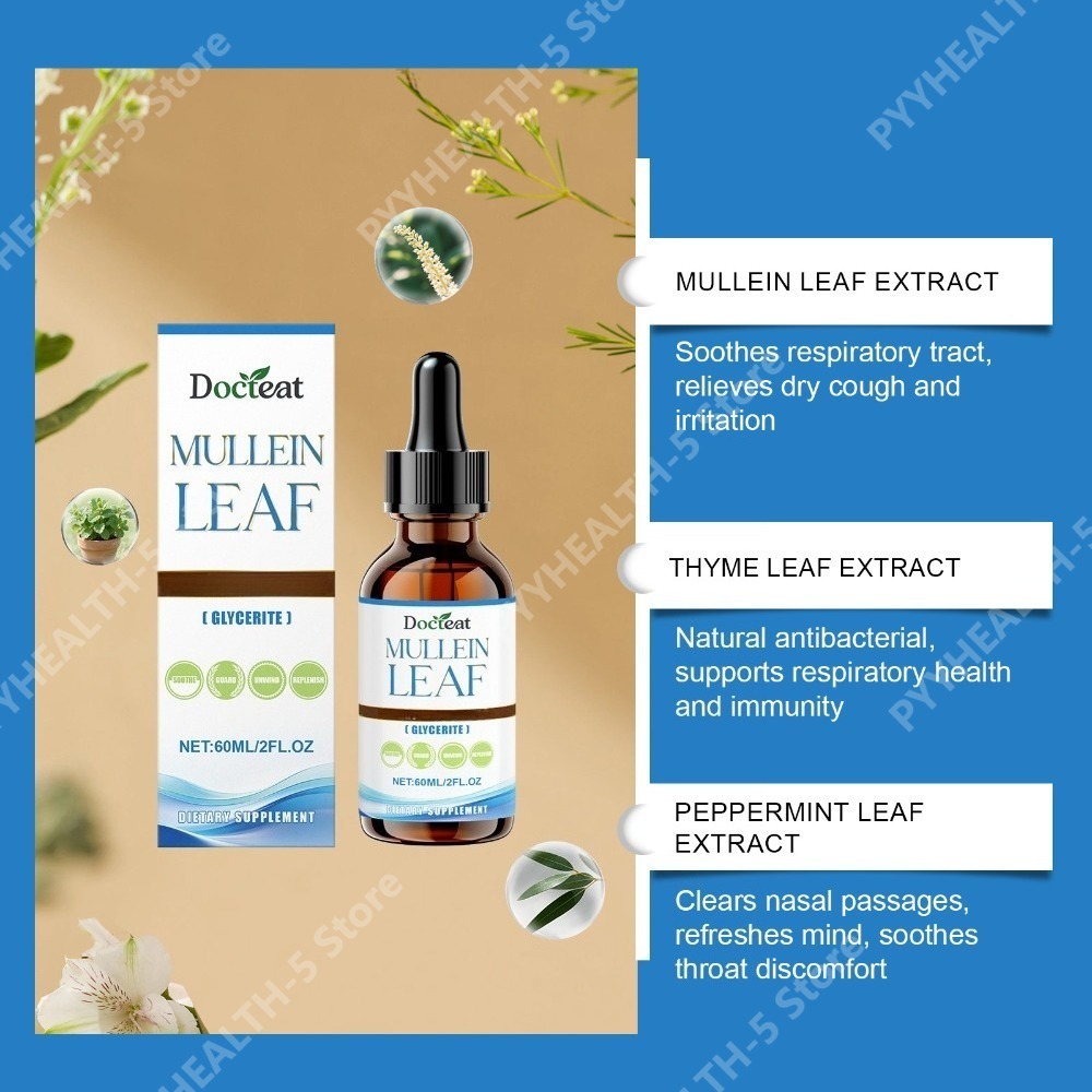 Docteat Mullein Leaf Tincture  - Herbal Wellness Tincture recension och pris