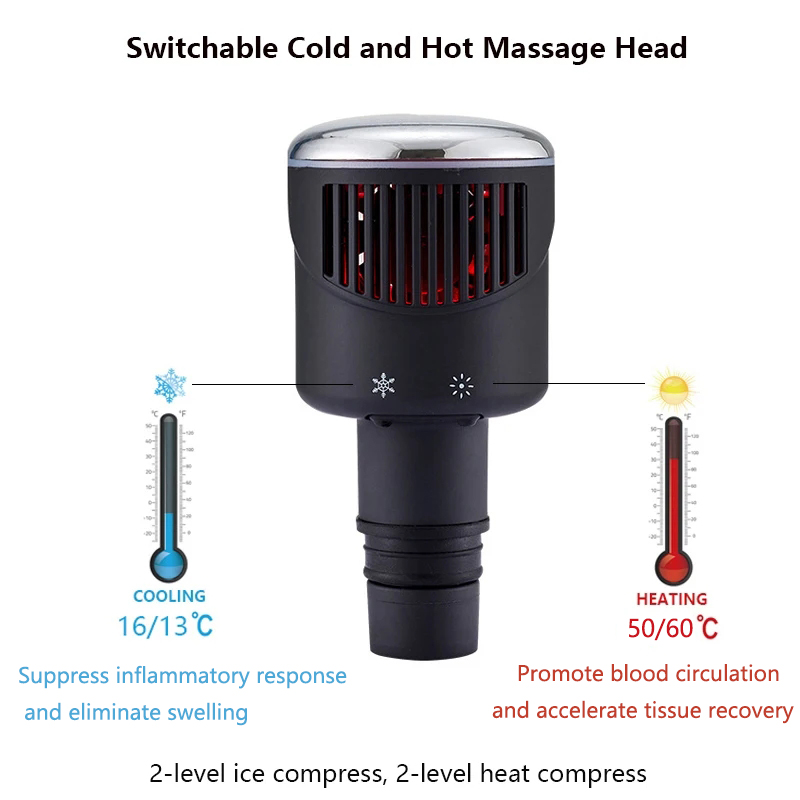 New Heat-Cold Fascia Gun Massa - Health Wellness recension och pris