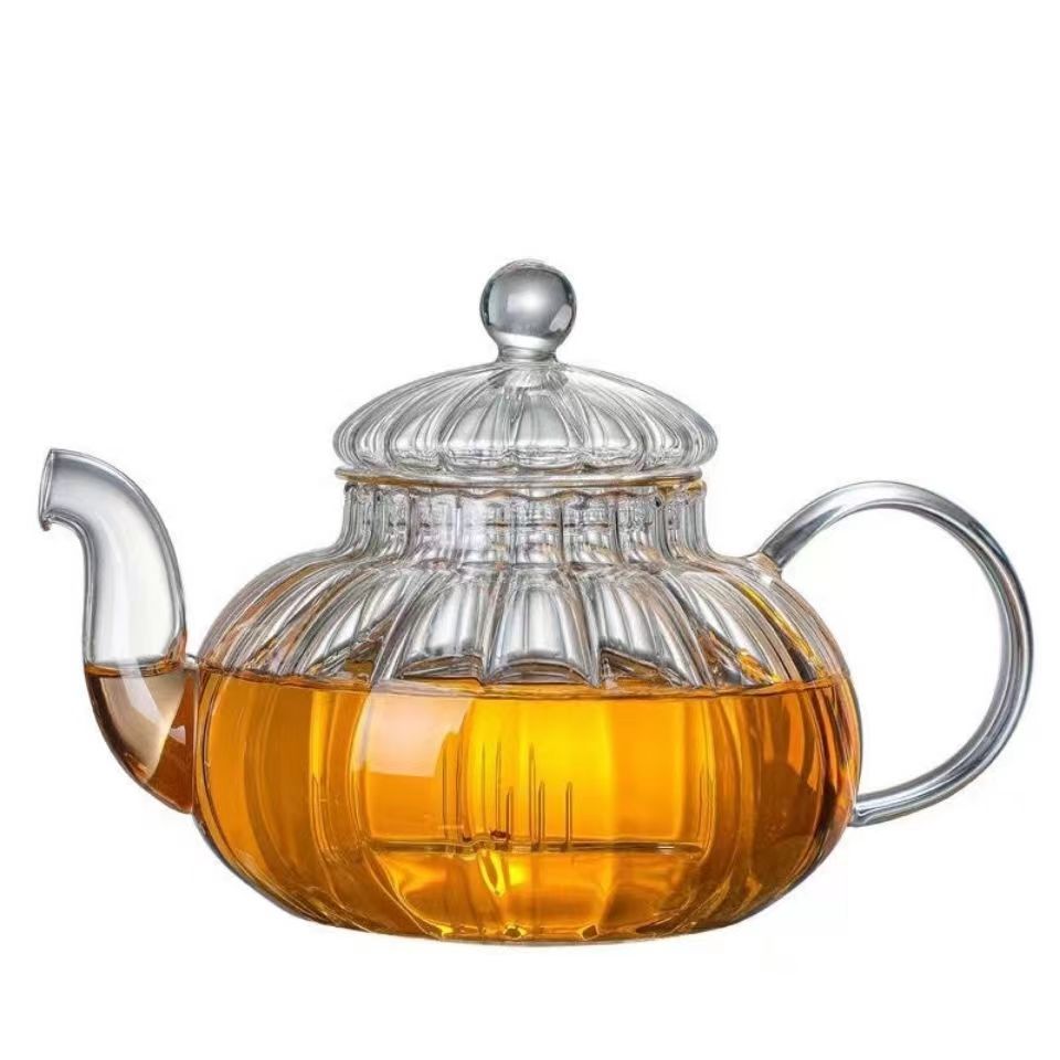Striped pumpkin shape flower t - Herbal Wellness Products recension och pris