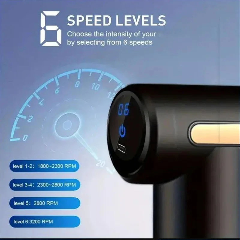 Portable Fascial Massage Gun E - Health Wellness recension och pris