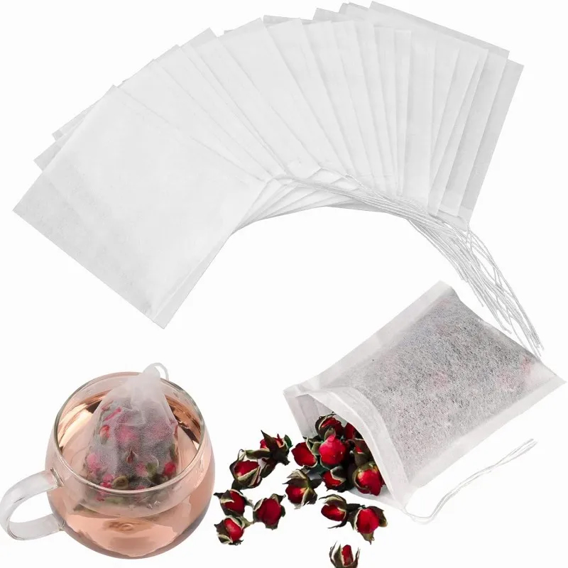 100pcs Disposable Teabags Non- - Herbal Wellness Products recension och pris