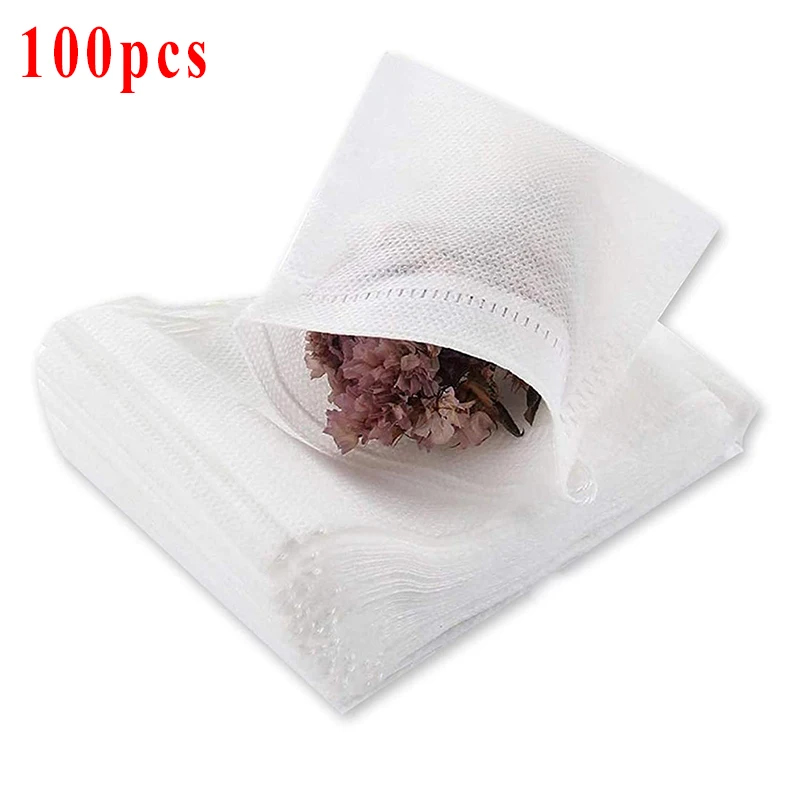 100pcs Disposable Teabags Non- - Herbal Wellness Products recension och pris