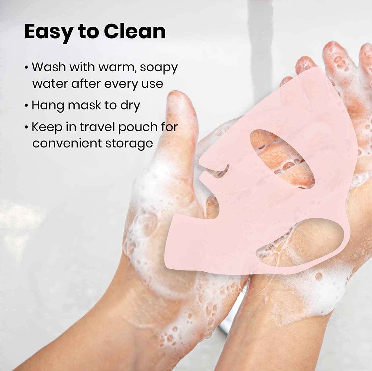 Reusable Silicone Face Mask Ho - Health Wellness recension och pris