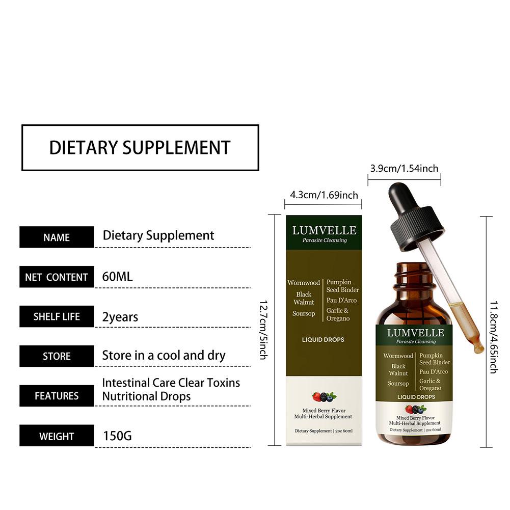 60ml Wild Wormwood Liquid Drop - Herbal Wellness Tincture recension och pris