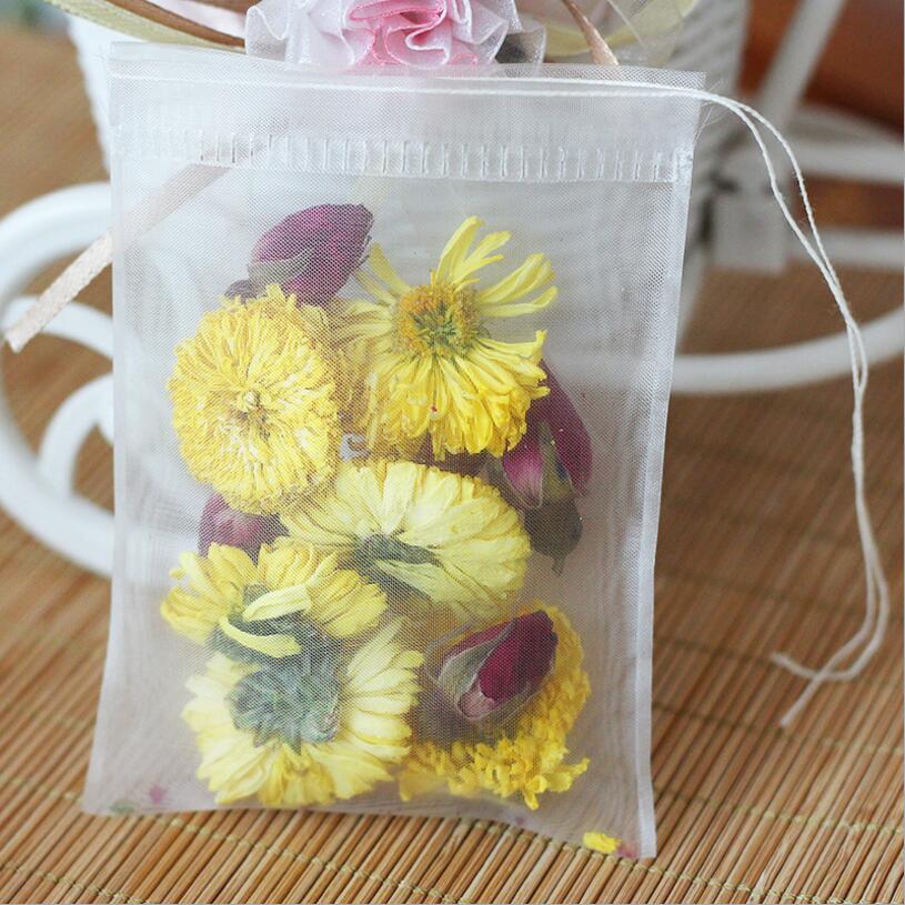 50pcs/lot Empty Tea Bag Nylon  - Herbal Wellness Products recension och pris